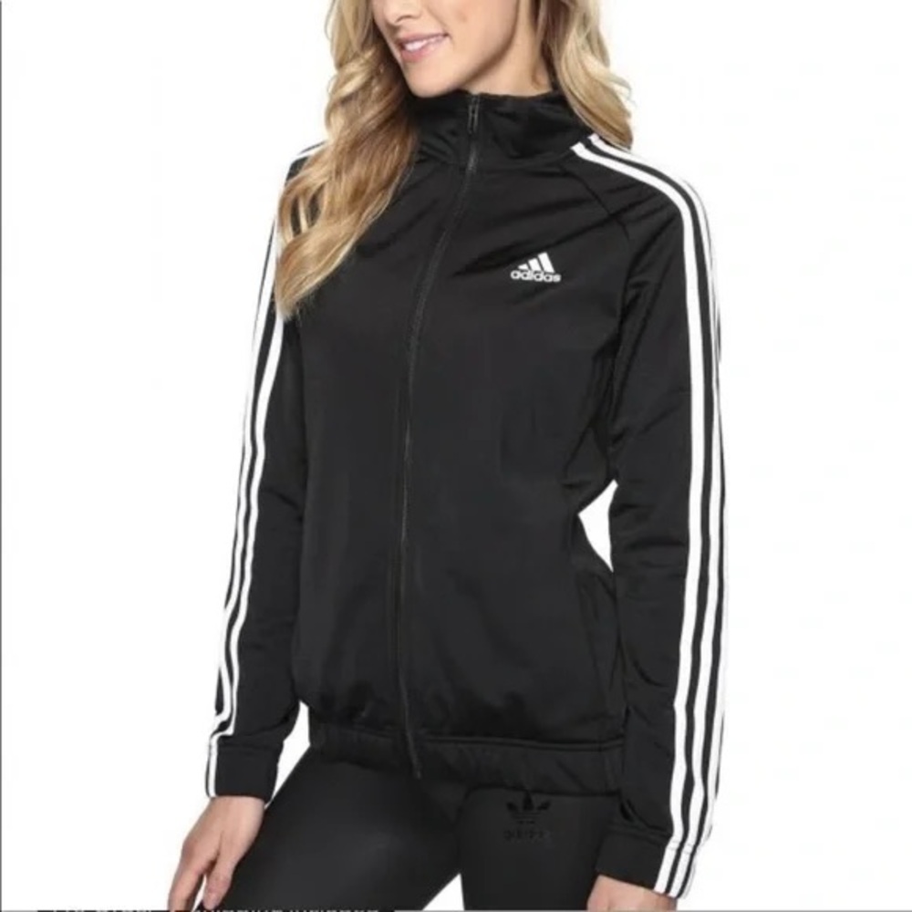 Adidas 3 stripe track jacket